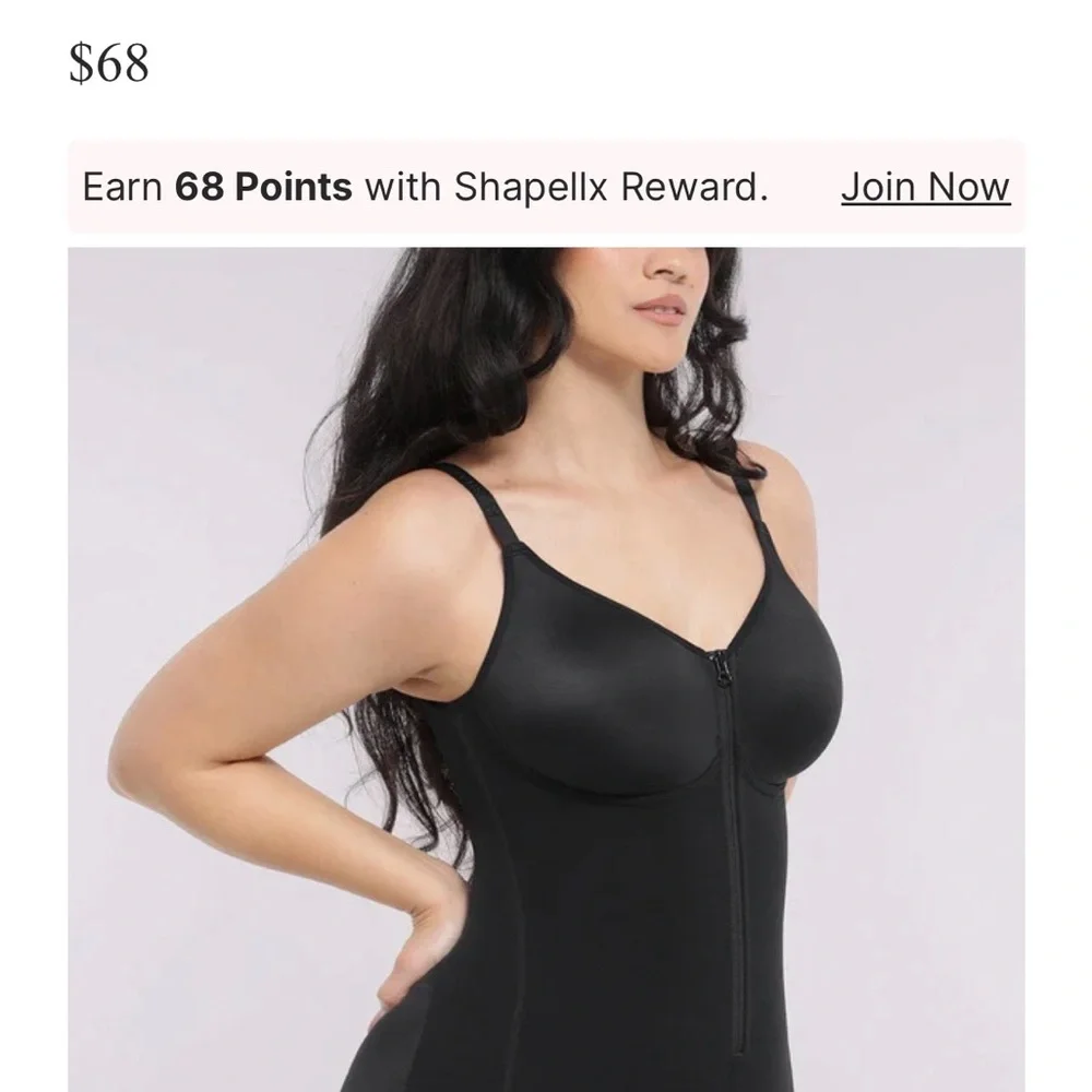 Sleek Black Shapewear Bodysuit - Picture 4 of 6